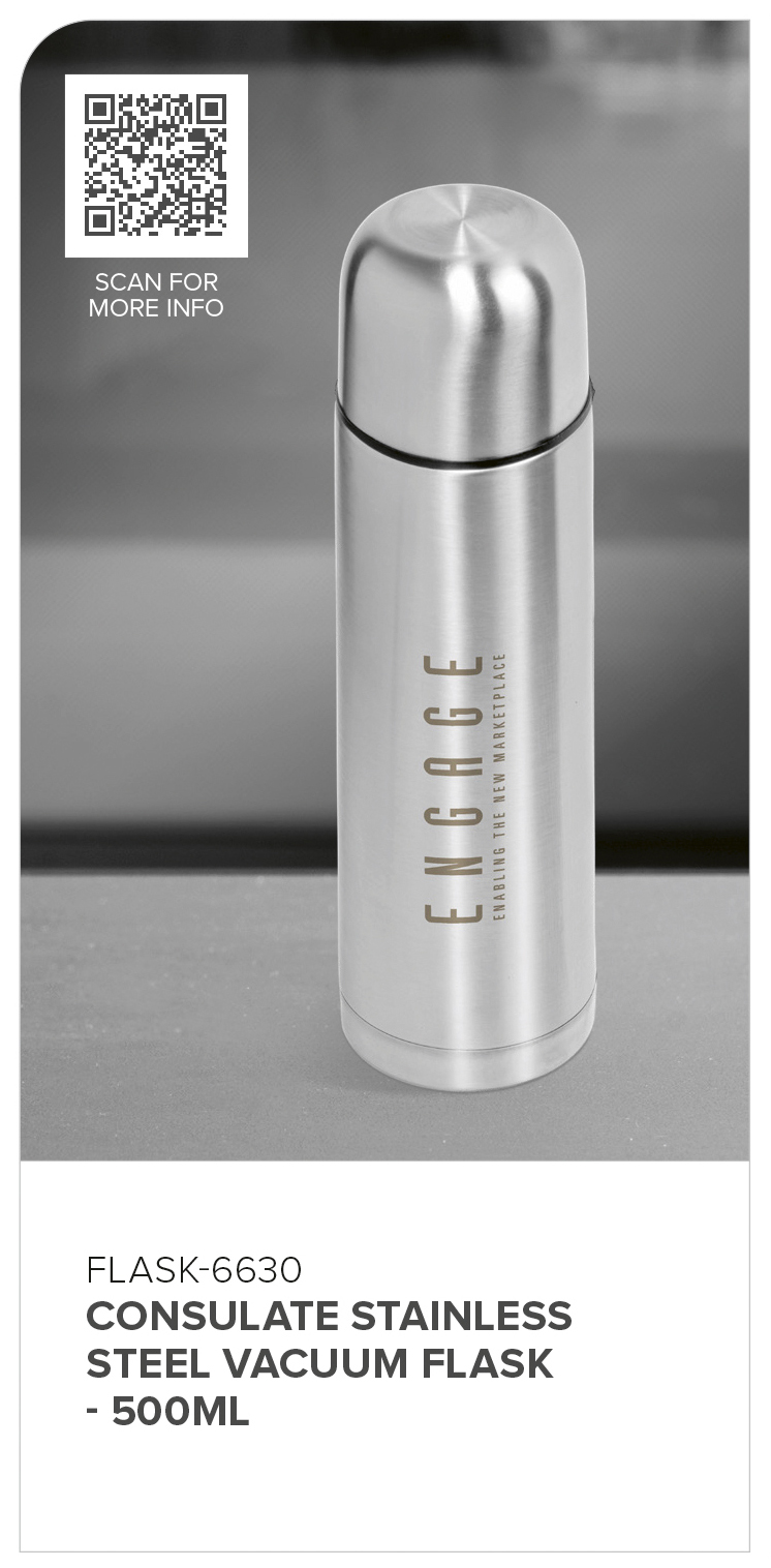 Consulate Stainless Steel Vacuum Flask - 500ml